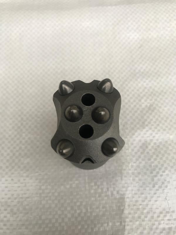 40mm Taper Button 6 Buttons Drill Bit for Rock Mining