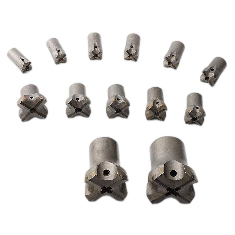 Rock Drilling Bits D28mm - D120mm Core Drills Tips Taper Cross Bits for Rock Drilling Tunnel