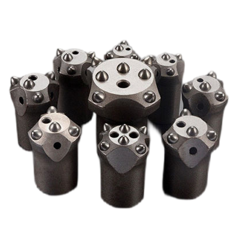 28-100mm Hard Rock Mining Drilling Tools Taper Spherical Button Drill Bit in Quarrying Stone Tunnel Construction